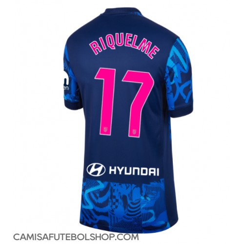 Camisa de time de futebol Atletico Madrid Rodrigo Riquelme #17 Replicas 3º Equipamento Feminina 2024-25 Manga Curta